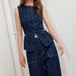 INDIGO ICON DENIM VEST