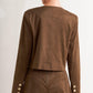HERITAGE UTILITY FAUX SUEDE JACKET