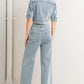 MODERN NEUTRAL DENIM JACKET