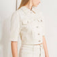 MODERN NEUTRAL TWILL JACKET