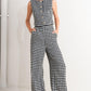 METRO ICON WOVEN HOUNDSTOOTH VEST