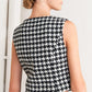 METRO ICON WOVEN HOUNDSTOOTH VEST