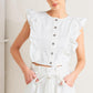 SUGAR AIR TWILL TOP