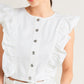 SUGAR AIR TWILL TOP