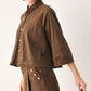 SUEDE ESCAPE CROPPED JACKET