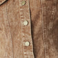 VINTAGE BROWN DENIM JACKET