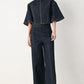 URBAN STITCH WIDE SLEEVE DENIM CAPELET TOP