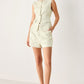 MARZIPAN FLORAL WOVEN JACQUARD VEST