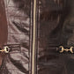 WILD AT HEART EMBOSSED FAUX LEATHER VEST