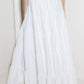 SLOW DOWN IN WHITE WOVEN MAXI SKIRT