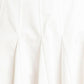 White woven circle skirt by Flying Tomato featuring a pale frame design, displayed flat on a neutral background.