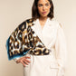 Bruna (blue)- Soft and lightweight Italian foulard from pure silk