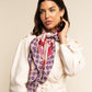Bruna (pink)- Soft and lightweight Italian foulard from pure silk