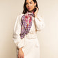 Bruna (pink)- Soft and lightweight Italian foulard from pure silk