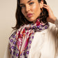 Bruna (pink)- Soft and lightweight Italian foulard from pure silk