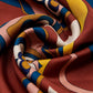 Giorgia (blue/red) - Italian soft and lightweight foulard made from pure silk