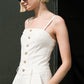 ROYAL AFFAIR WOVEN JUMPSUIT