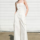 ROYAL AFFAIR WOVEN JUMPSUIT