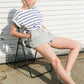 Flying Tomato Call My Lovely Shorts in Heather Grey, casual denim-style shorts with a relaxed fit and stylish design.