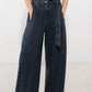 Flying Tomato Sail On by Denim Pants in indigo, casual pants with a relaxed fit and classic denim style.