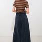Flying Tomato Sail On Indigo denim pants for women, showcasing slim-fit design and classic jean details.