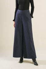 Flying Tomato Forever Connected woven pants in navy, showcasing a comfortable, stylish pair of casual pants with a relaxed fit.