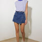 FOR A SECOND DENIM SKORT