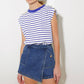 FOR A SECOND DENIM SKORT