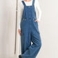 LET ME TALK DENIM CARGO JUMPSUIT