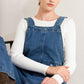 LET ME TALK DENIM CARGO JUMPSUIT