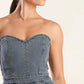 LOOK WHAT WE STARTED DENIM JUNPSUIT
