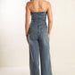 LOOK WHAT WE STARTED DENIM JUNPSUIT