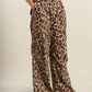 Flying Tomato Navigating Life woven pants in taupe brown, casual relaxed fit with woven fabric and stylish design.