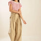 FINALLY OVER WOVEN PANTS