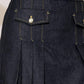 Flying Tomato Indigo Denim Skort, fresh pick casual shorts with a stylish denim design and comfortable fit.