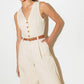 EVERYDAY ESSENTIAL WOVEN JUMPSUIT