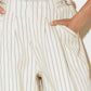 COFFEE RUN STRIPED WOVEN PANTS