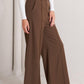 MONDAY FLOW BROWN WOVEN PANTS
