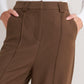 MONDAY FLOW BROWN WOVEN PANTS