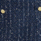 Flying Tomato Parisian Navy Tweed Skort, stylish navy shorts with tweed fabric, front pockets, and a tailored fit.
