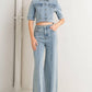MODERN NEUTRAL DENIM PANTS