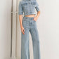 MODERN NEUTRAL DENIM PANTS