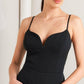 PRISTINE EDGE BLACK WOVEN JUMPSUIT