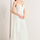 PRISTINE EDGE OFF WHITE WOVEN JUMPSUIT