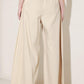 Light beige Flying Tomato Daylight Groove woven pants with a relaxed fit, featuring a textured fabric and stylish design.
