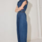 POWER PLAY DENIM JUMPSUIT