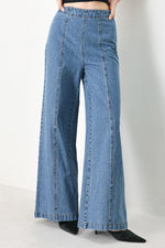 Flying Tomato City Armor denim pants in indigo, showcasing the stylish, fitted design and classic jean details.