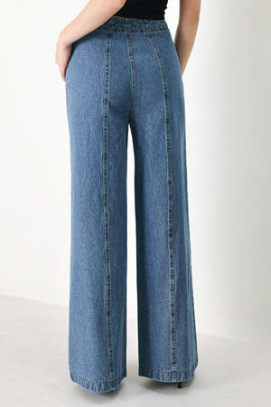 Flying Tomato City Armor denim pants in indigo showing classic five-pocket design and slim fit style.