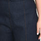 Dark denim Flying Tomato Urban Stitch denim pants with classic five-pocket design and straight-leg fit.
