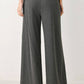 Charcoal and white pinstripe woven pants by Flying Tomato, featuring a modern tailored fit and stylish design.